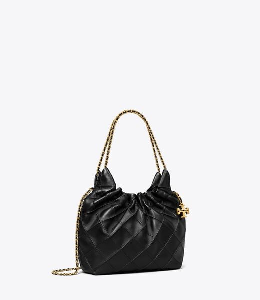 tory burch mini fleming soft hobo bag