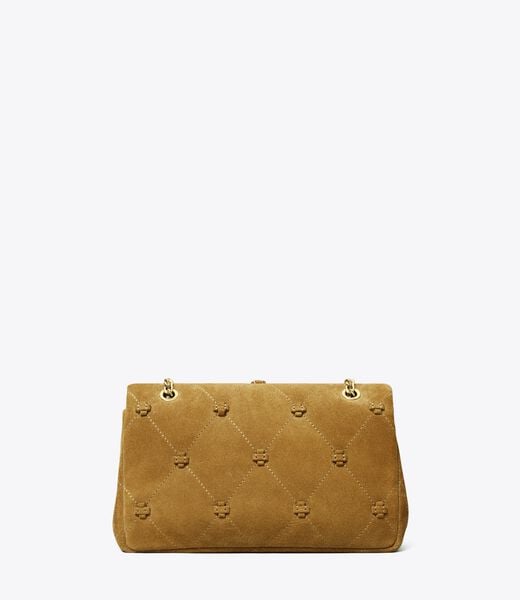 Small Bunny Knot Suede Shoulder Bag tory burch small bunny knot suede shoulder bag
