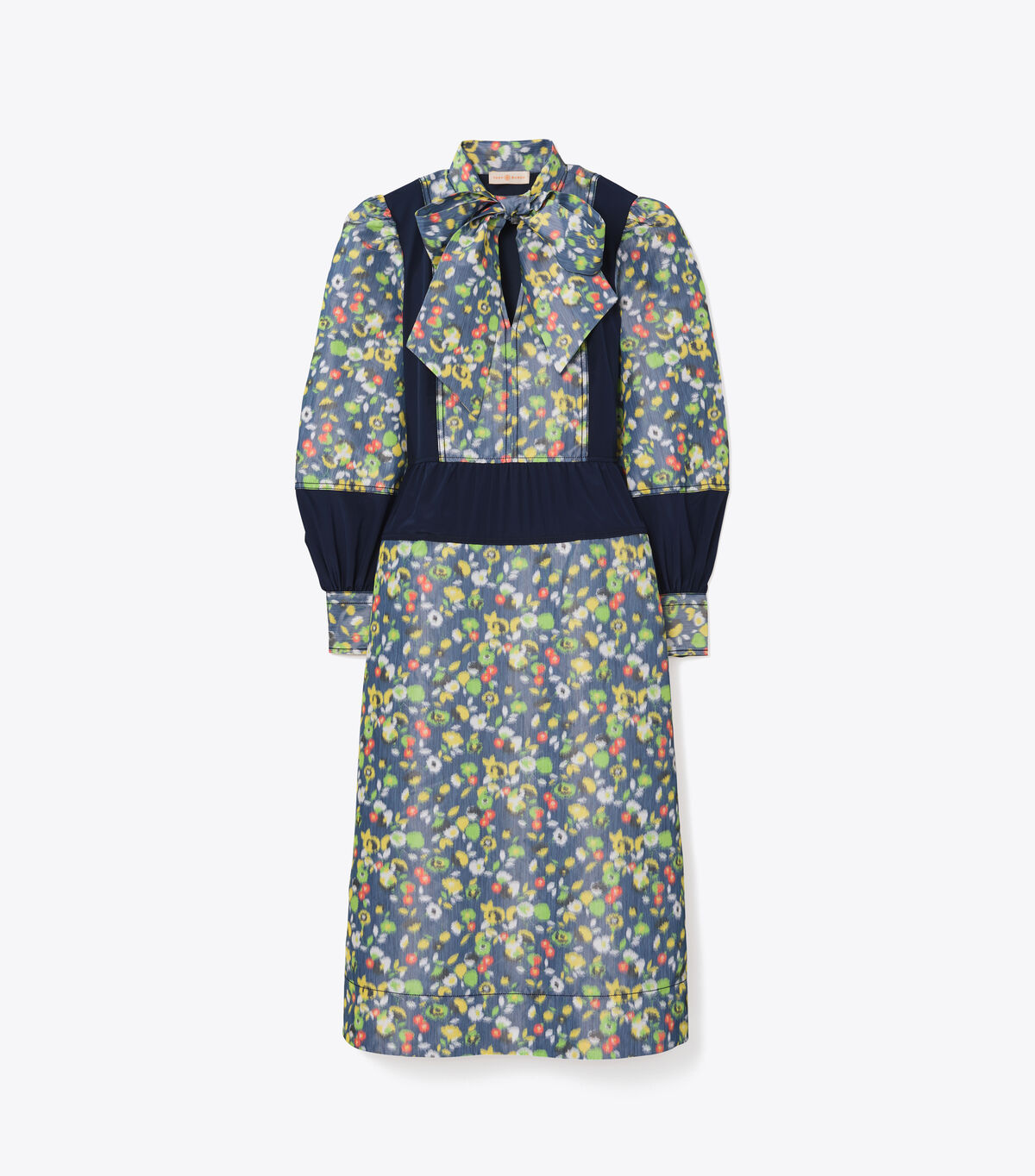 Taffeta Floral Dress