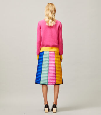 Color-Block Cashmere Sweater | 662 | Pullovers
