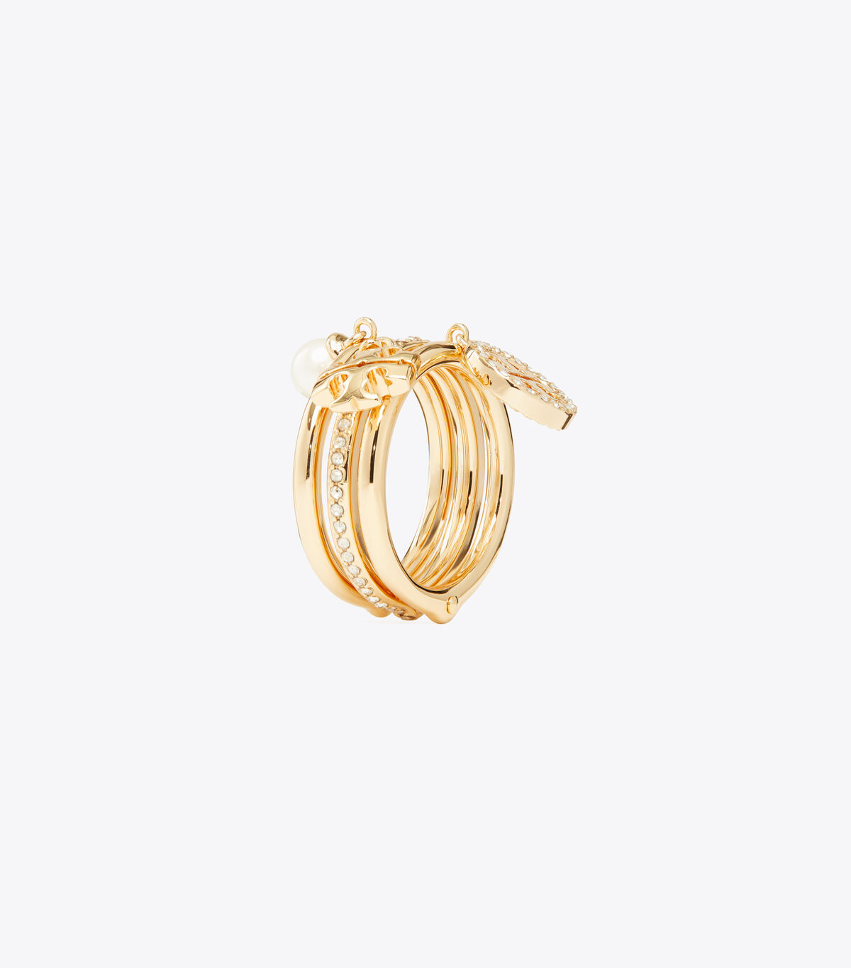 MILLER PAVE CHARM RING