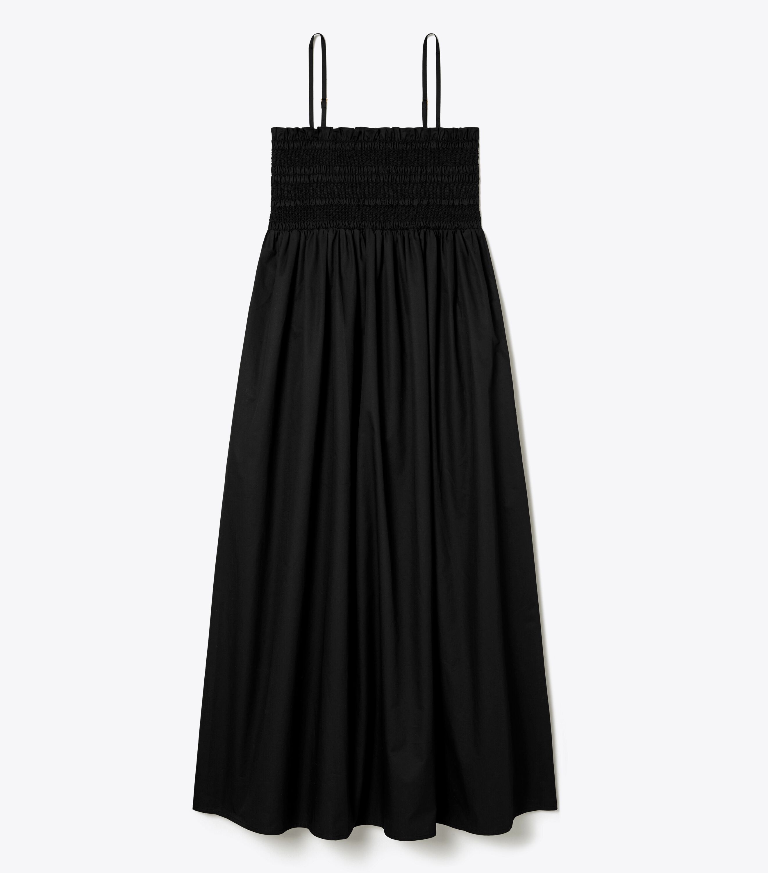 ワンピース TORY BURCH 'Smocked Cotton' dress Black Smocked Cotton Midi Dress, Black | Tory Burch KW