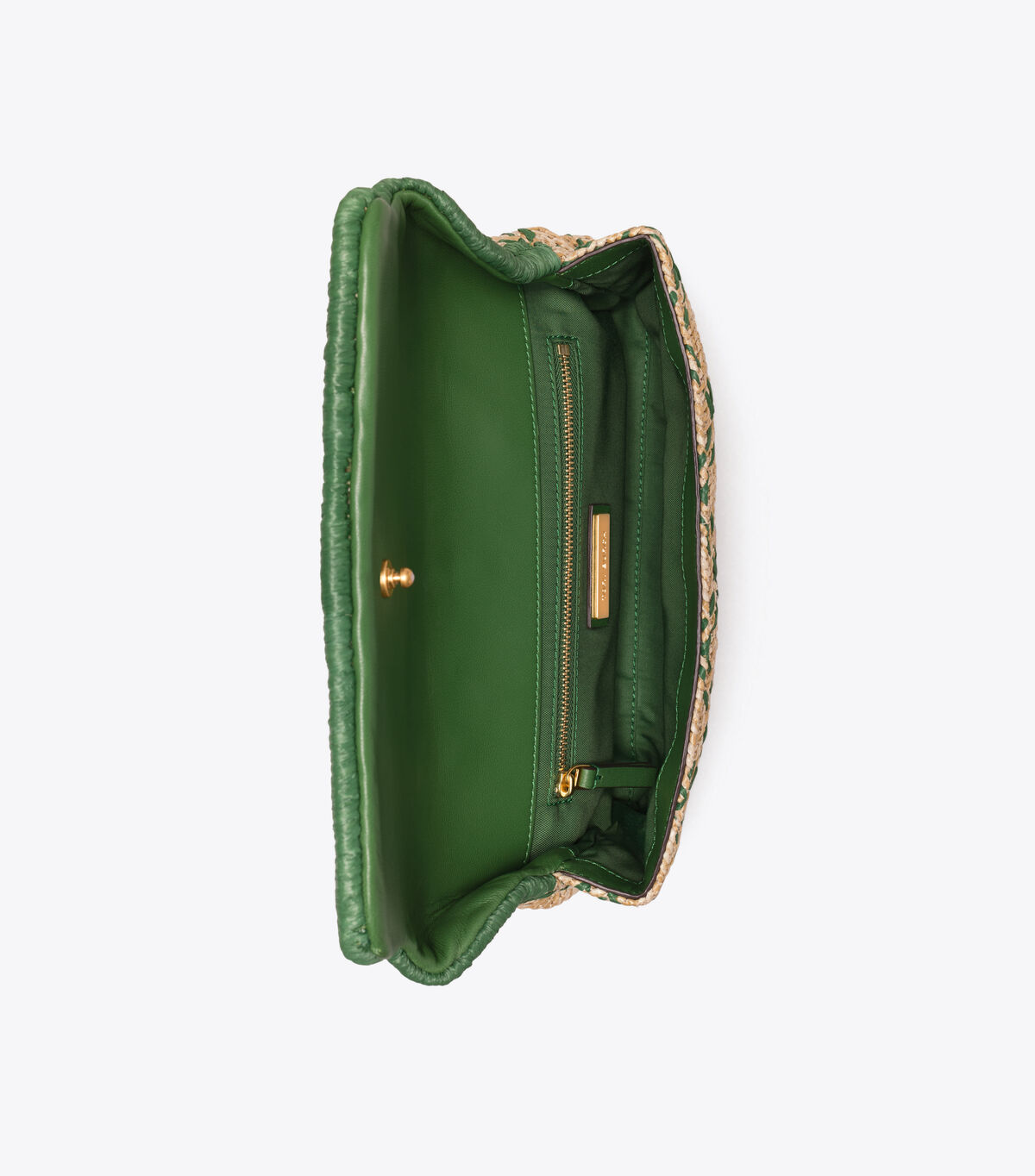 tory burch fleming soft straw clutch