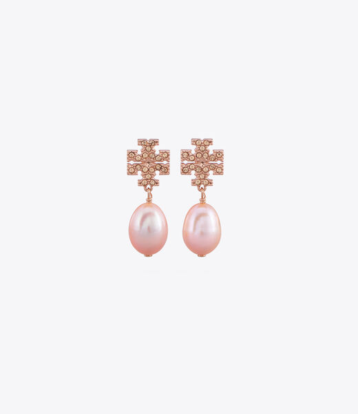 Kira Pavé Pearl Drop Earring