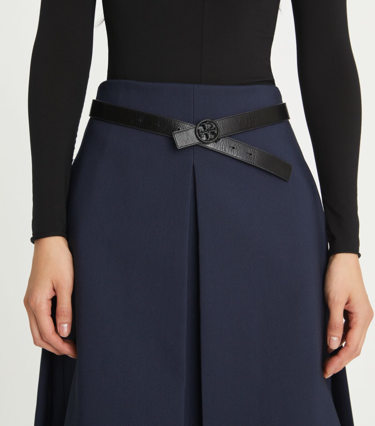 tory burch 1 miller crystal embellished belt
