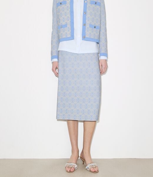 tory burch viscose skirt