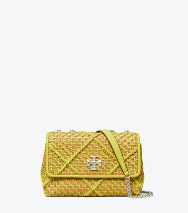 Small Kira Diamond Woven Convertible Shoulder Bag