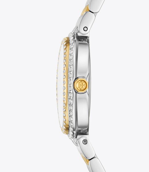 tory burch ساعة بيضاوية
