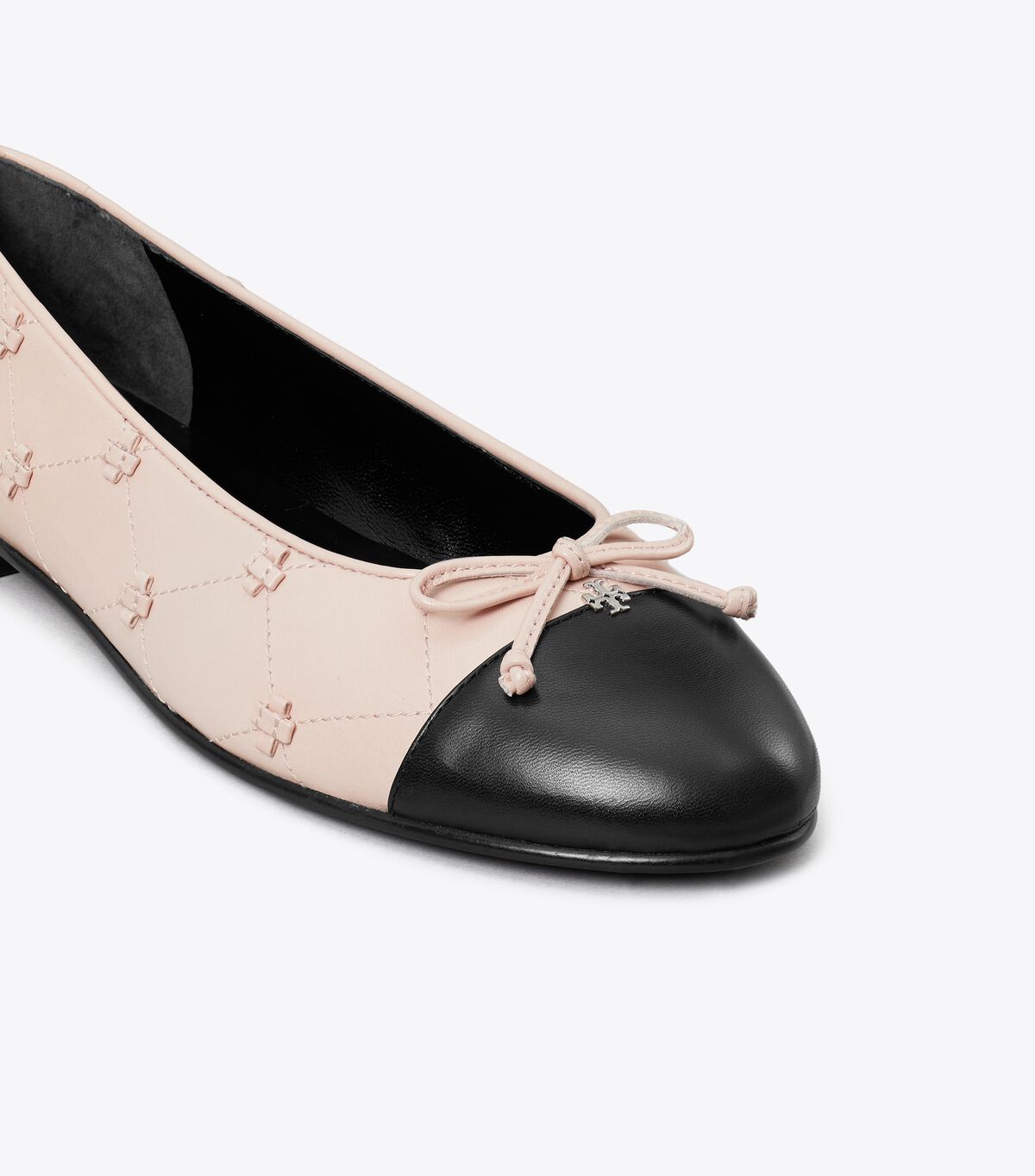 tory burch bunny knot cap toe ballet flat