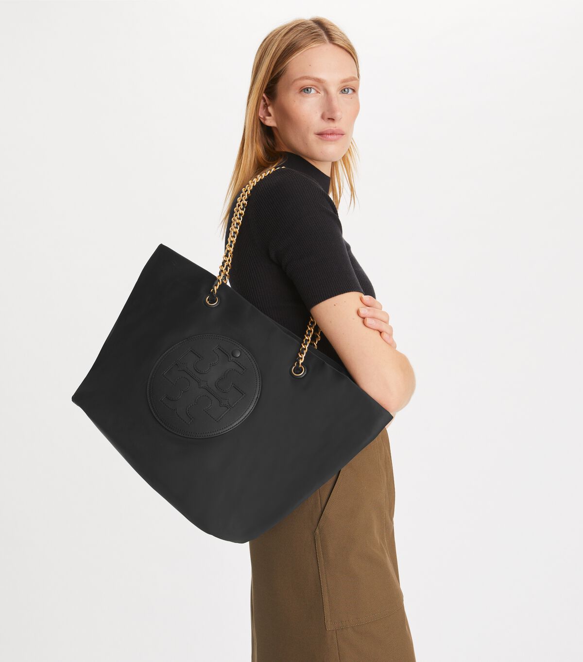 tory burch ella chain tote