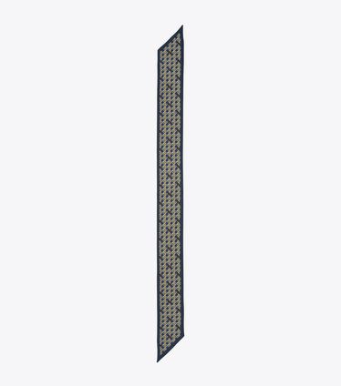 Basketweave Silk Ribbon Tie