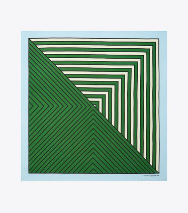 Illusion Stripe Silk Neckerchief
