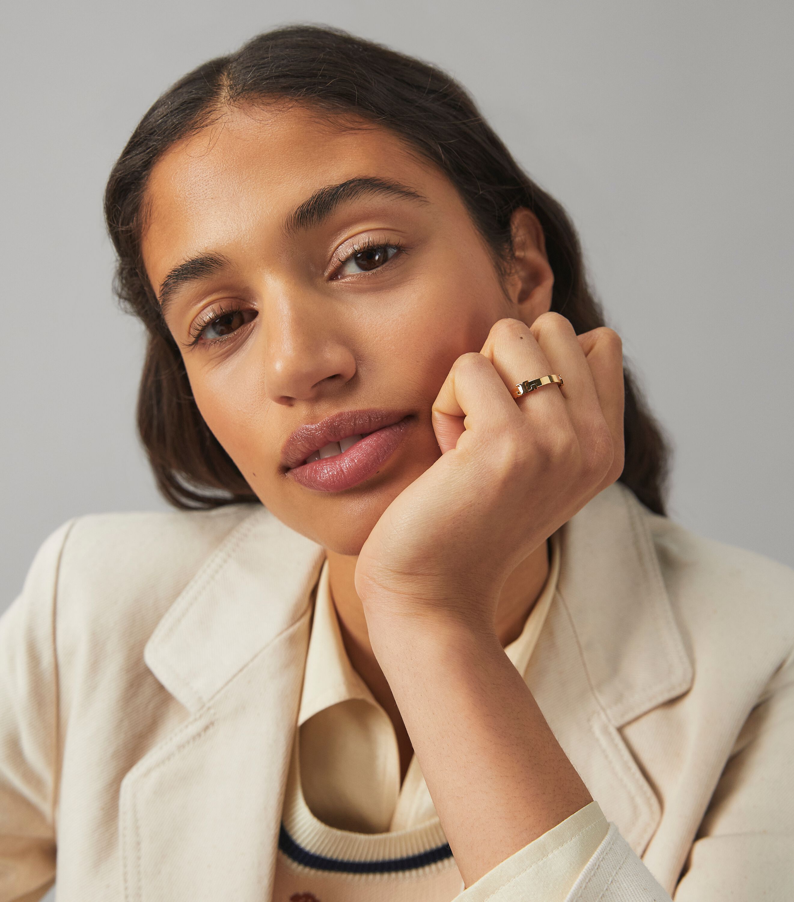 Tory burch shop stackable ring
