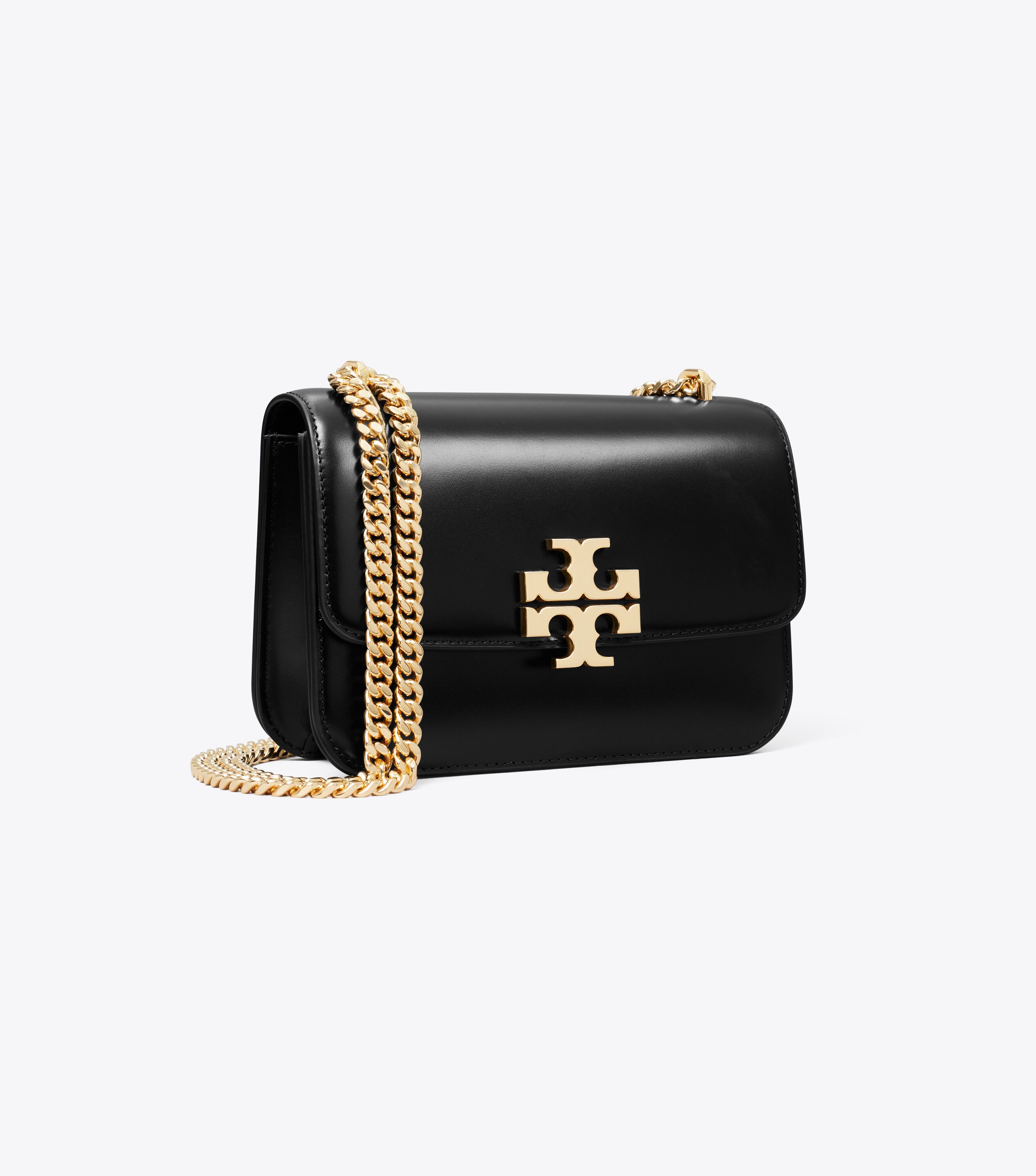 【希少商品】TORY BURCH エレノア ワンショルダー　ブラック　レザー Small Eleanor Bag, Black | Tory Burch KW
