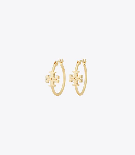 tory burch small eleanor hoop earring