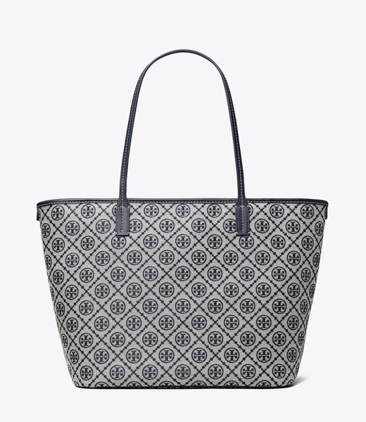 tory burch t monogram zip tote