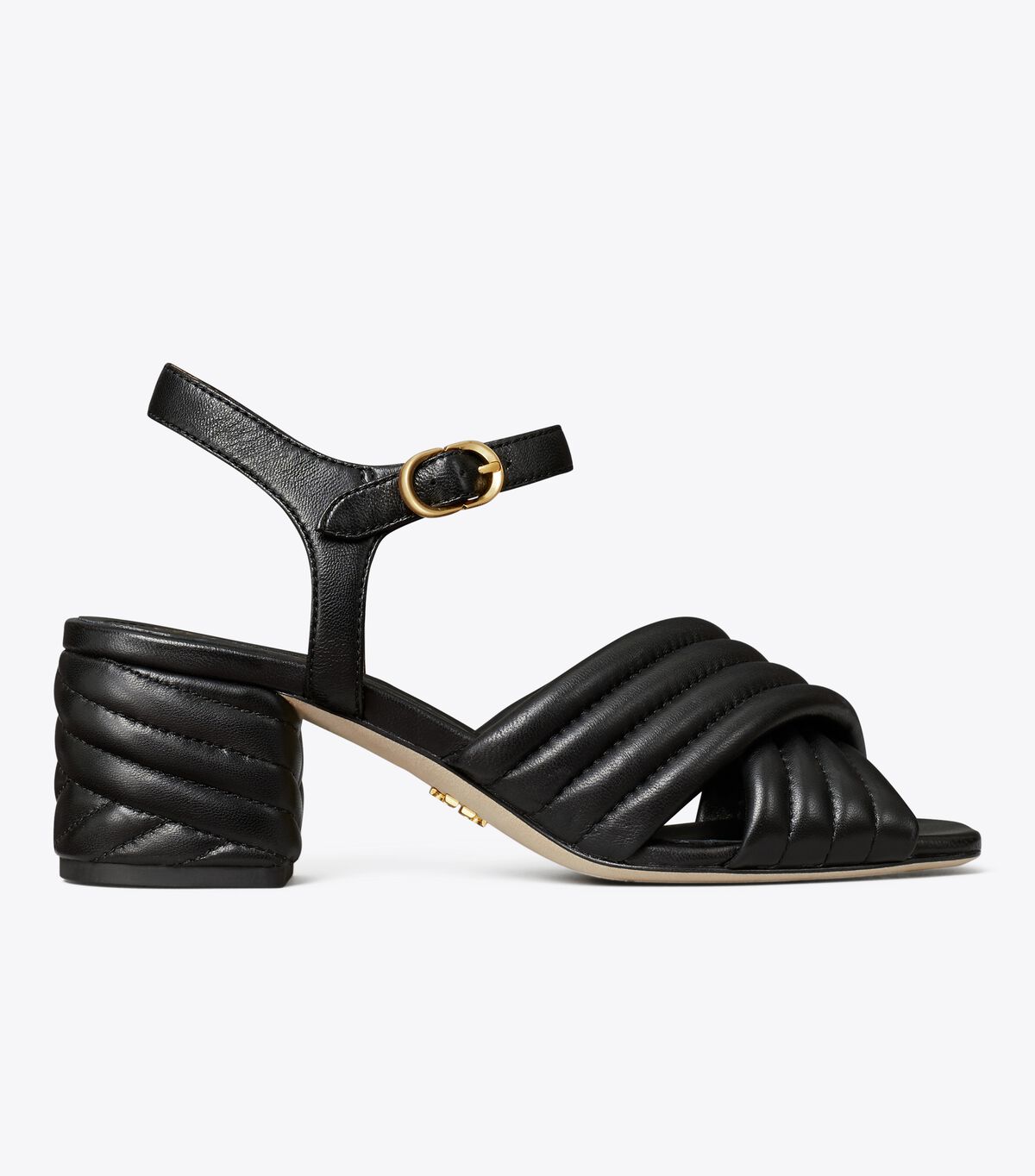 Kira Quilted Heeled Sandal