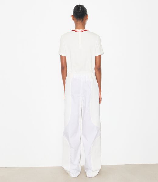 tory burch embellished cotton t shirt