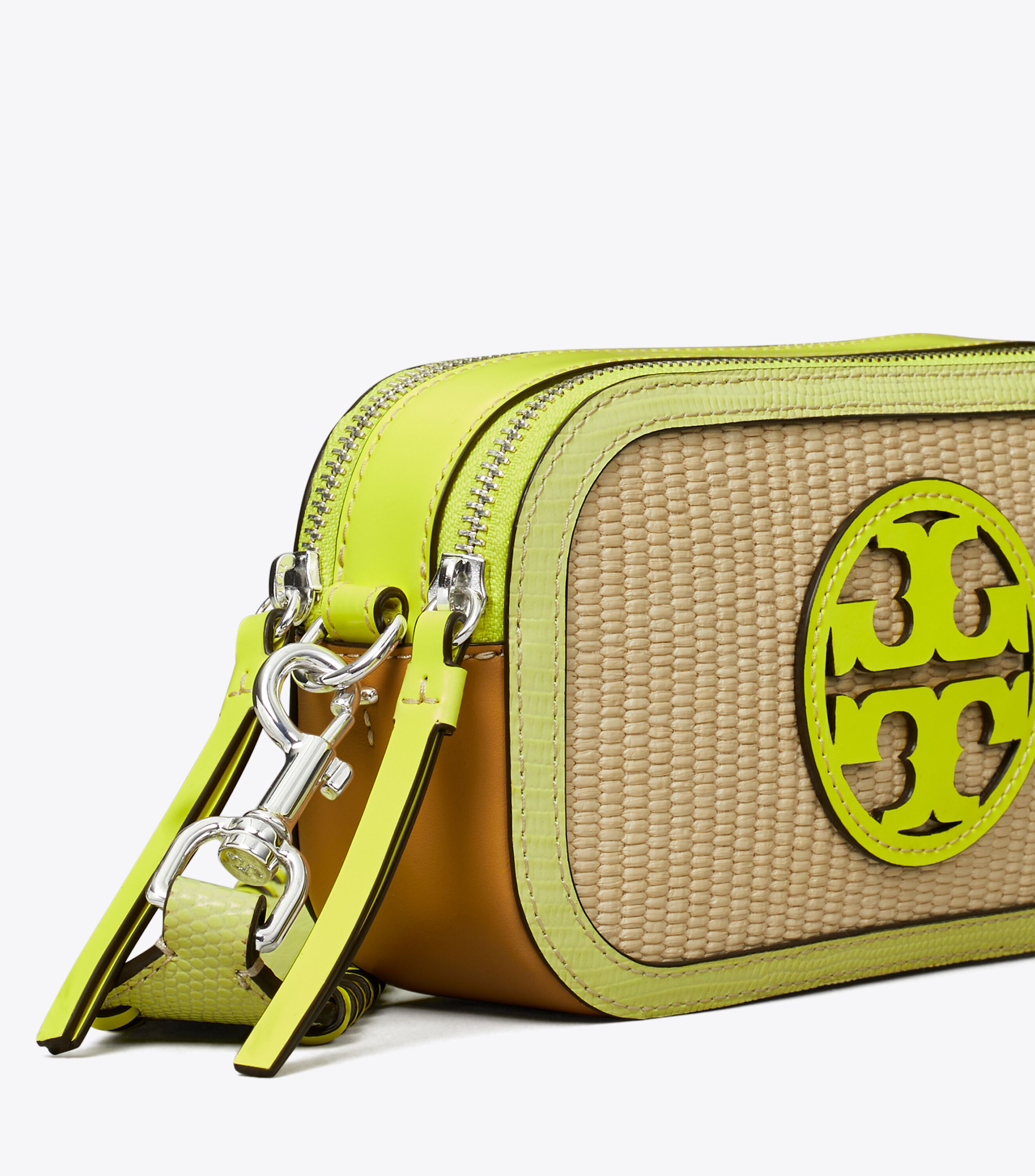 Tory Burch ☆ MINI MILLER RAFIA BAG [正規品/関税込] Mini Miller Raffia Crossbody Bag: Women's Designer Crossbody