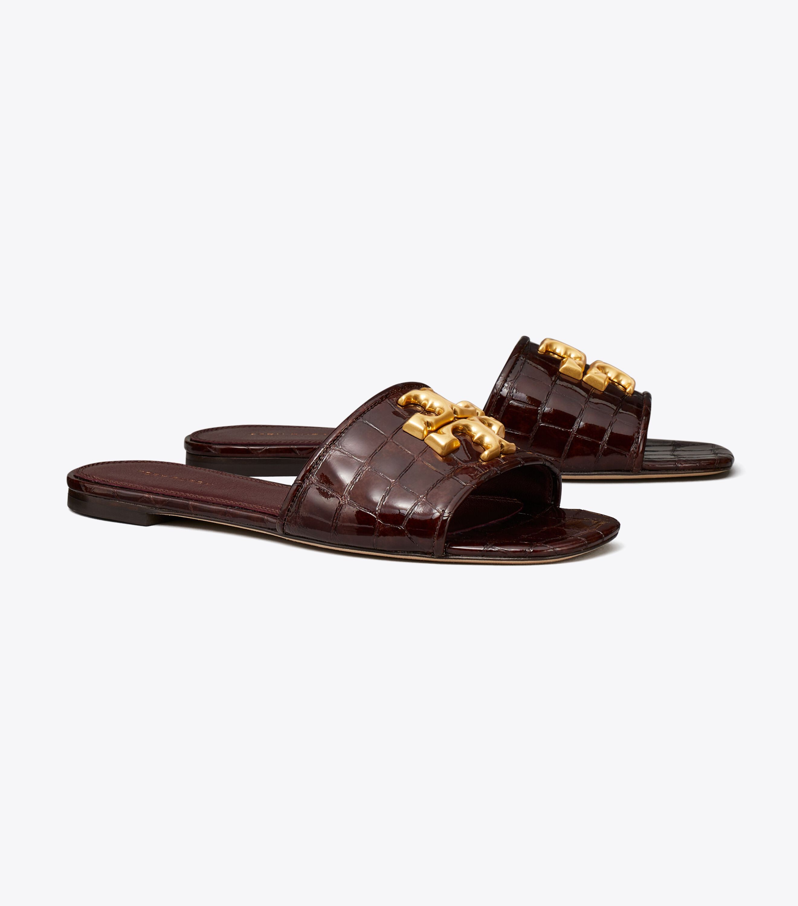 Tory burch slide sandals cheap