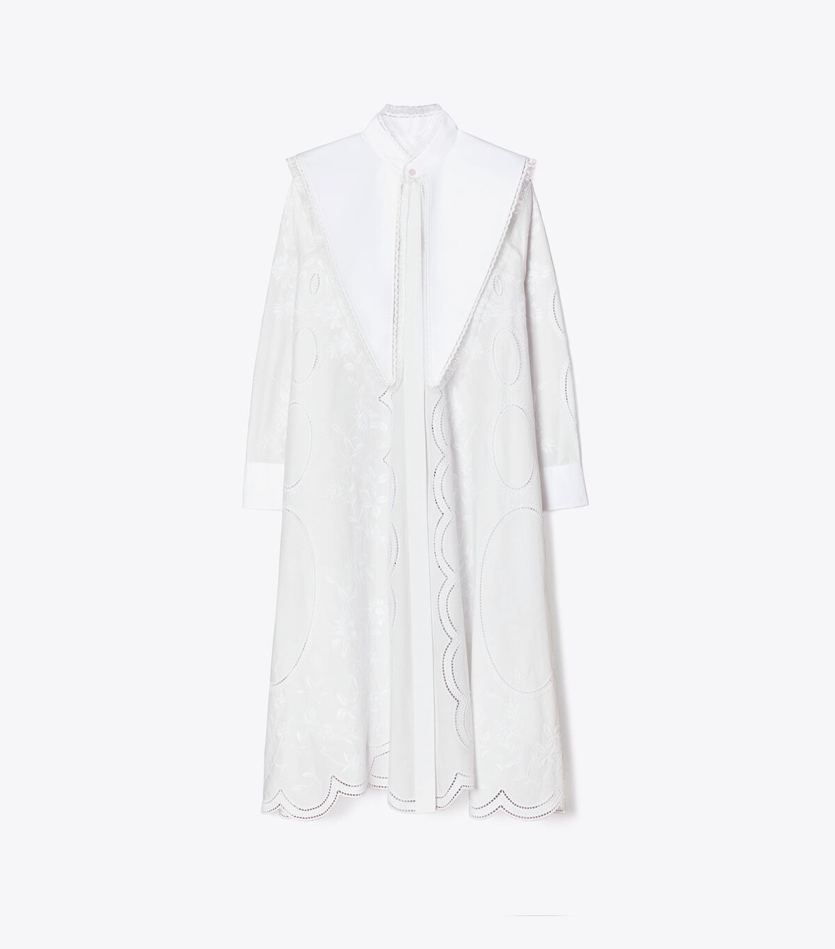 Poplin Embroidered Dress