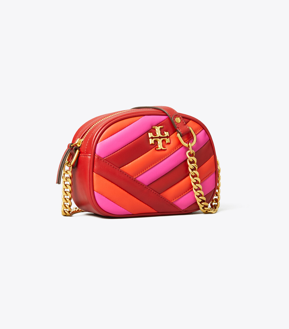 tory burch kira chevron color block small camera bag