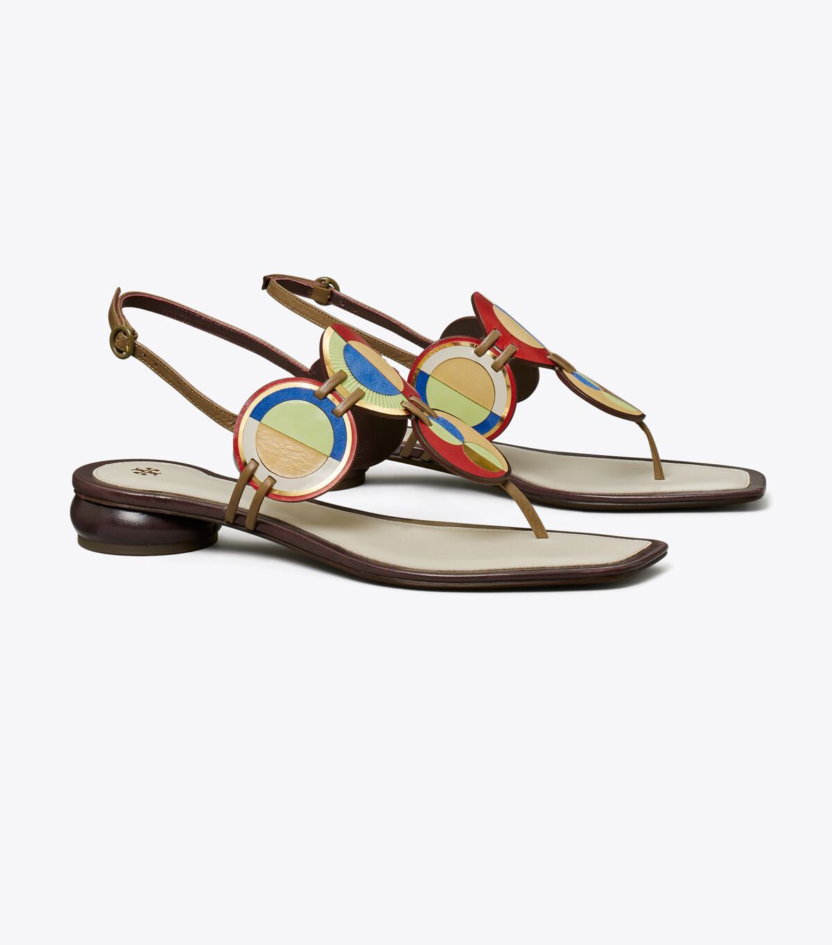 Marquetry Disk Sandal