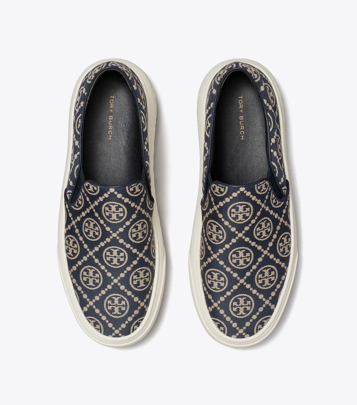 tory burch t monogram ladybug slip on sneaker