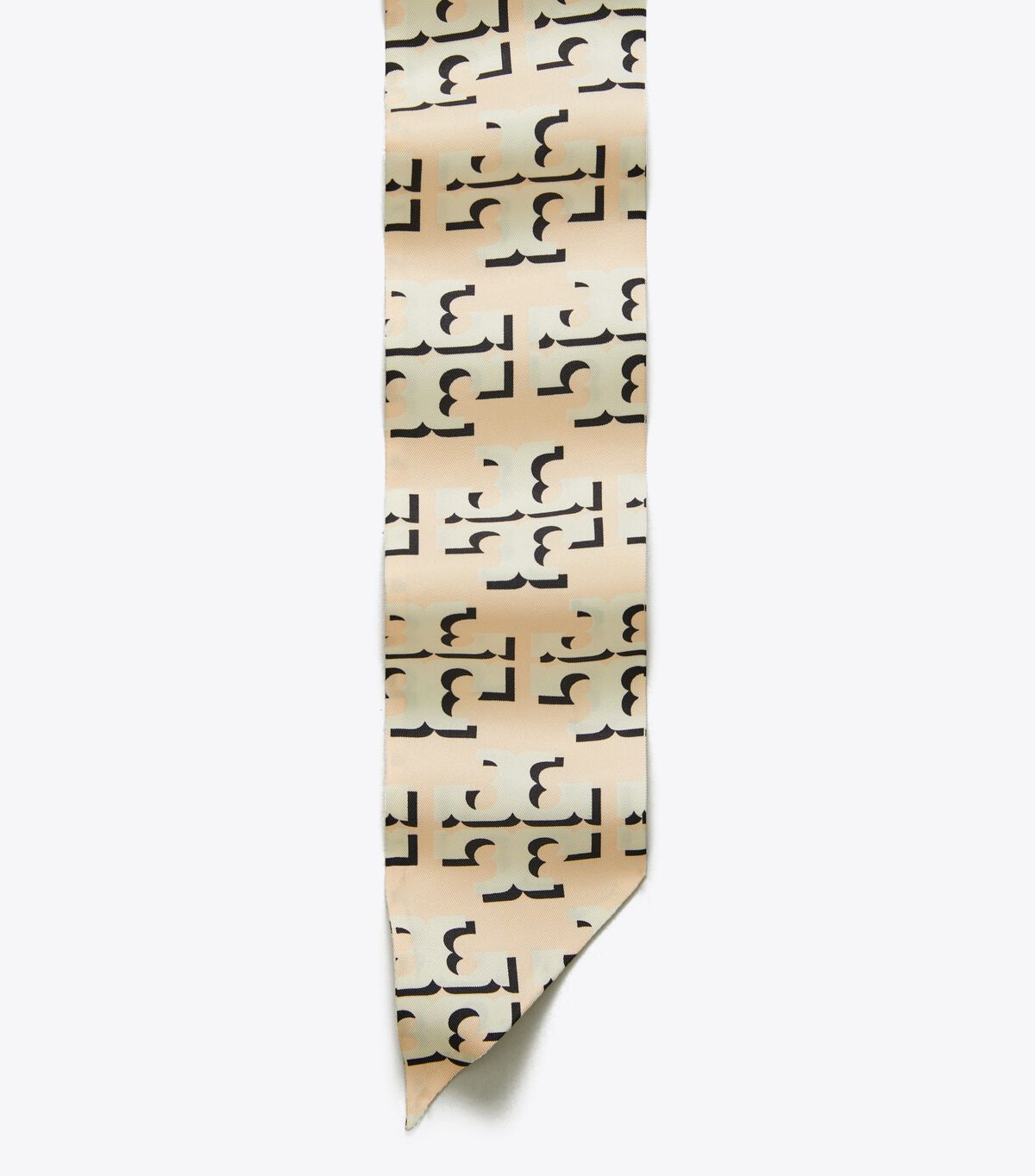 tory burch offset logo ribbon tie