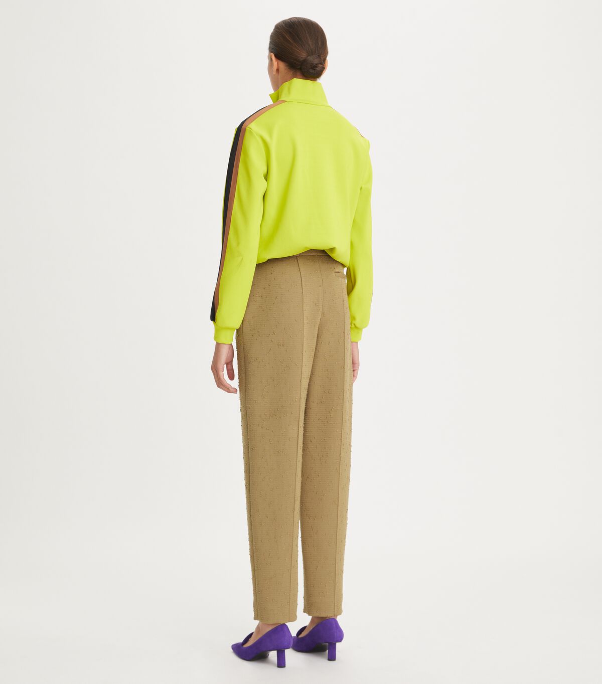 tory burch knit quarter zip