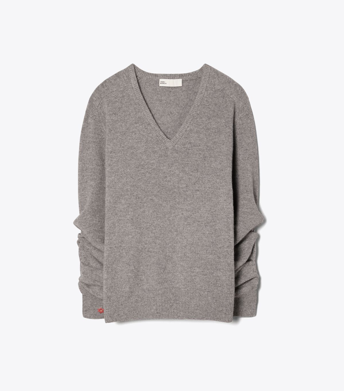 tory burch wool v neck sweater