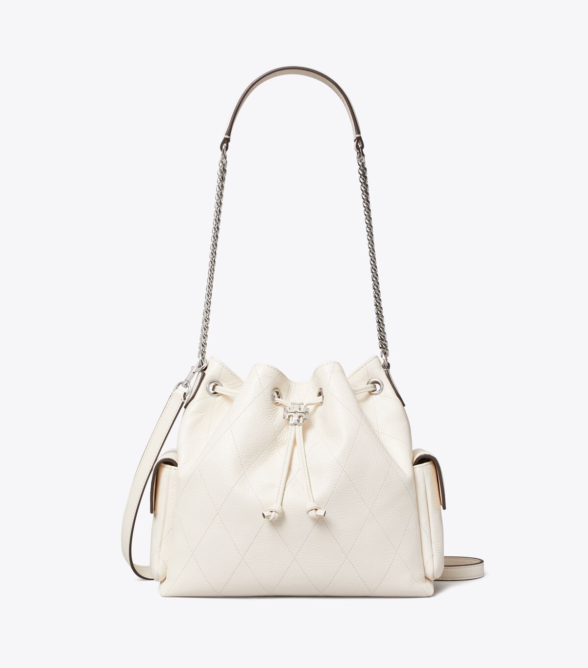tory burch charlie quilted drawstring shoulder bag