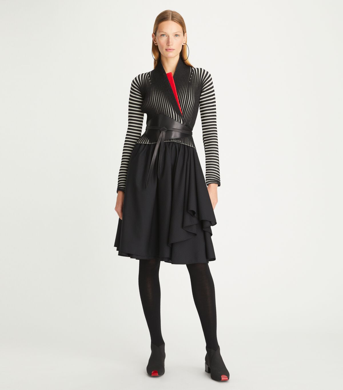 tory burch plaited rib shawl cardigan
