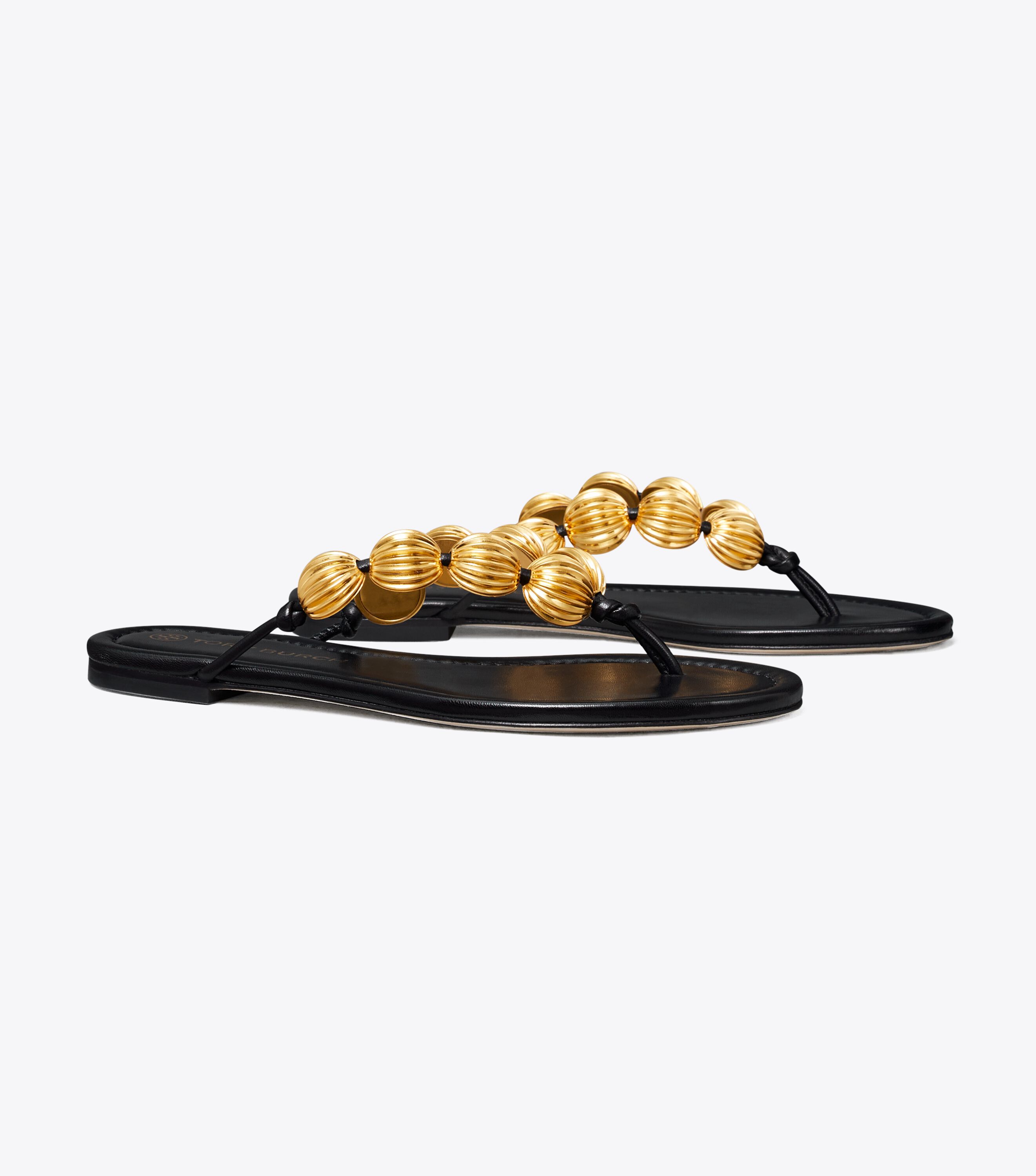 Tory burch beaded sandals best sale