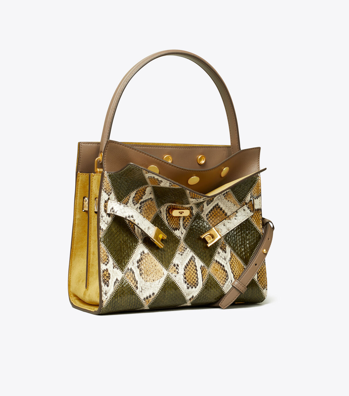 LEE RADZIWILL DIAMOND EXOTIC SMALL DOUBLE BAG