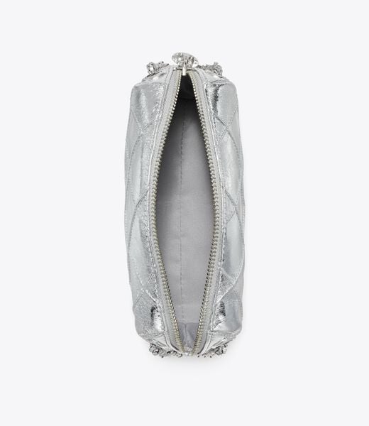 tory burch حقيبة فليمنج المعدنية الناعمة