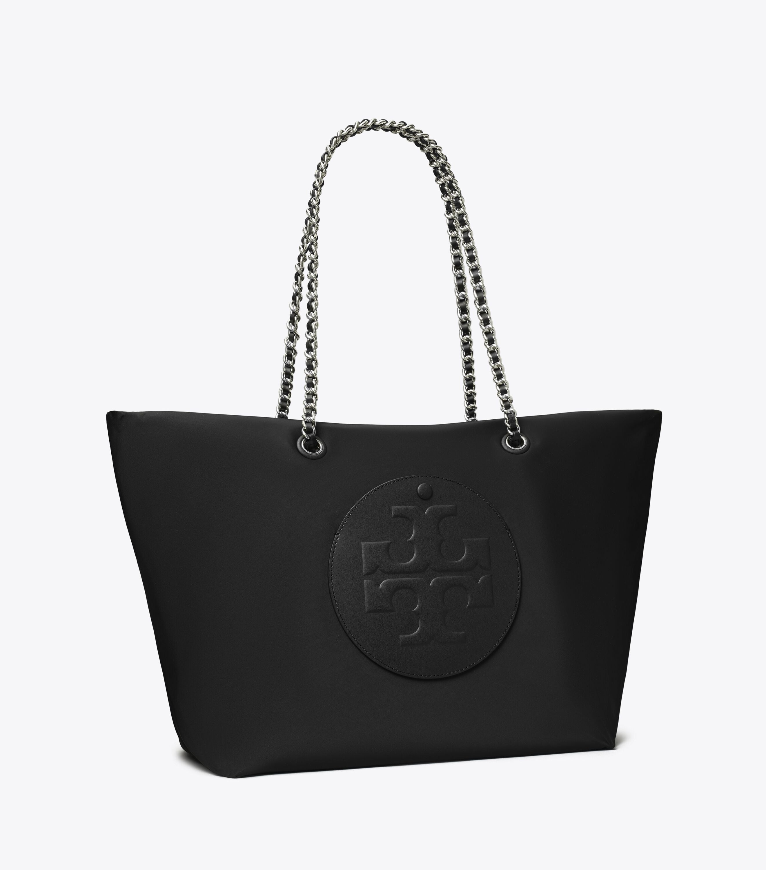 Ella Chain Tote, Black | Tory Burch KW