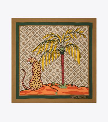 DIAMOND DOT CHEETAH NECK - HAZELNUT