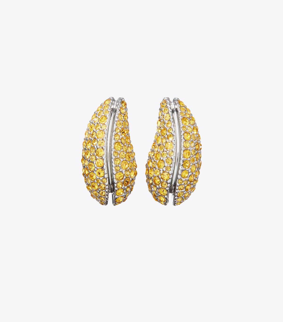 tory burch pierced pav  earrings