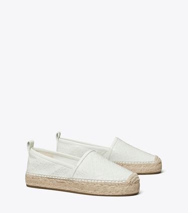 T Monogram Platform Espadrille