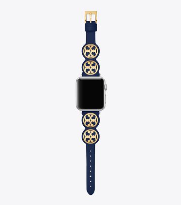 Miller Band for Apple Watch, Navy Leather, 38 MM – 40 MM