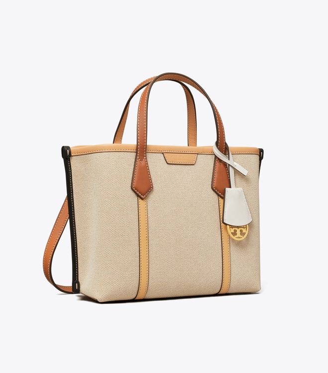 Small Perry Canvas Triple-Compartment Tote