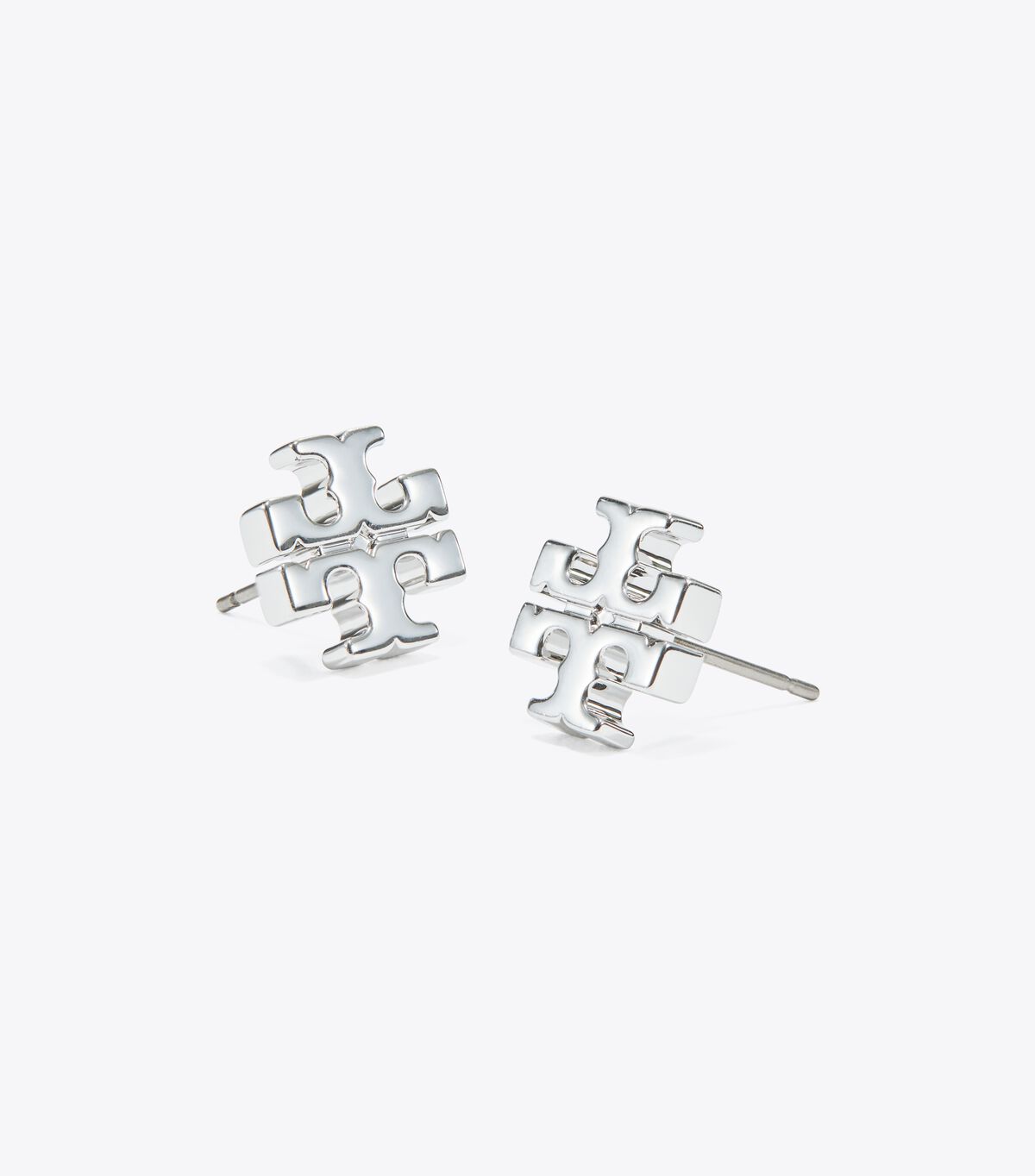 tory burch resin logo double stud earring