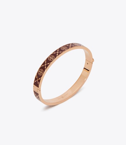 tory burch t monogram hinge bracelet