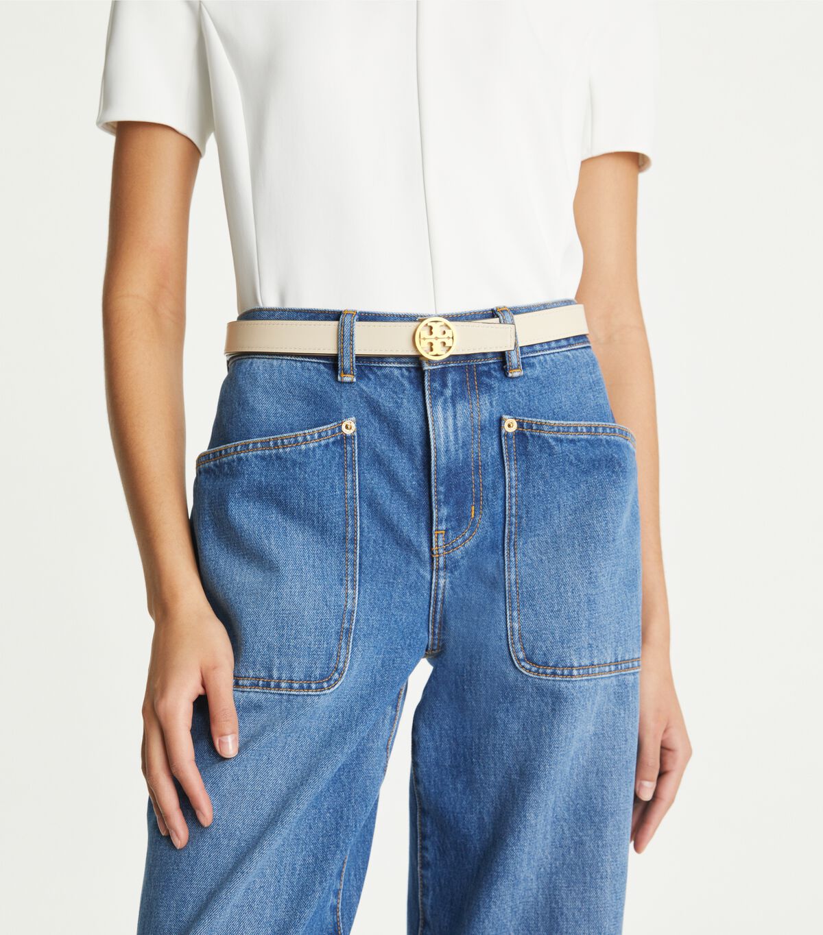 tory burch 1  miller smooth reversible belt