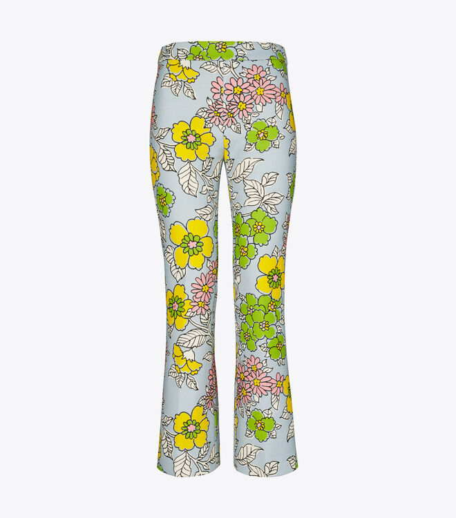Printed Twill Crepe Pant
