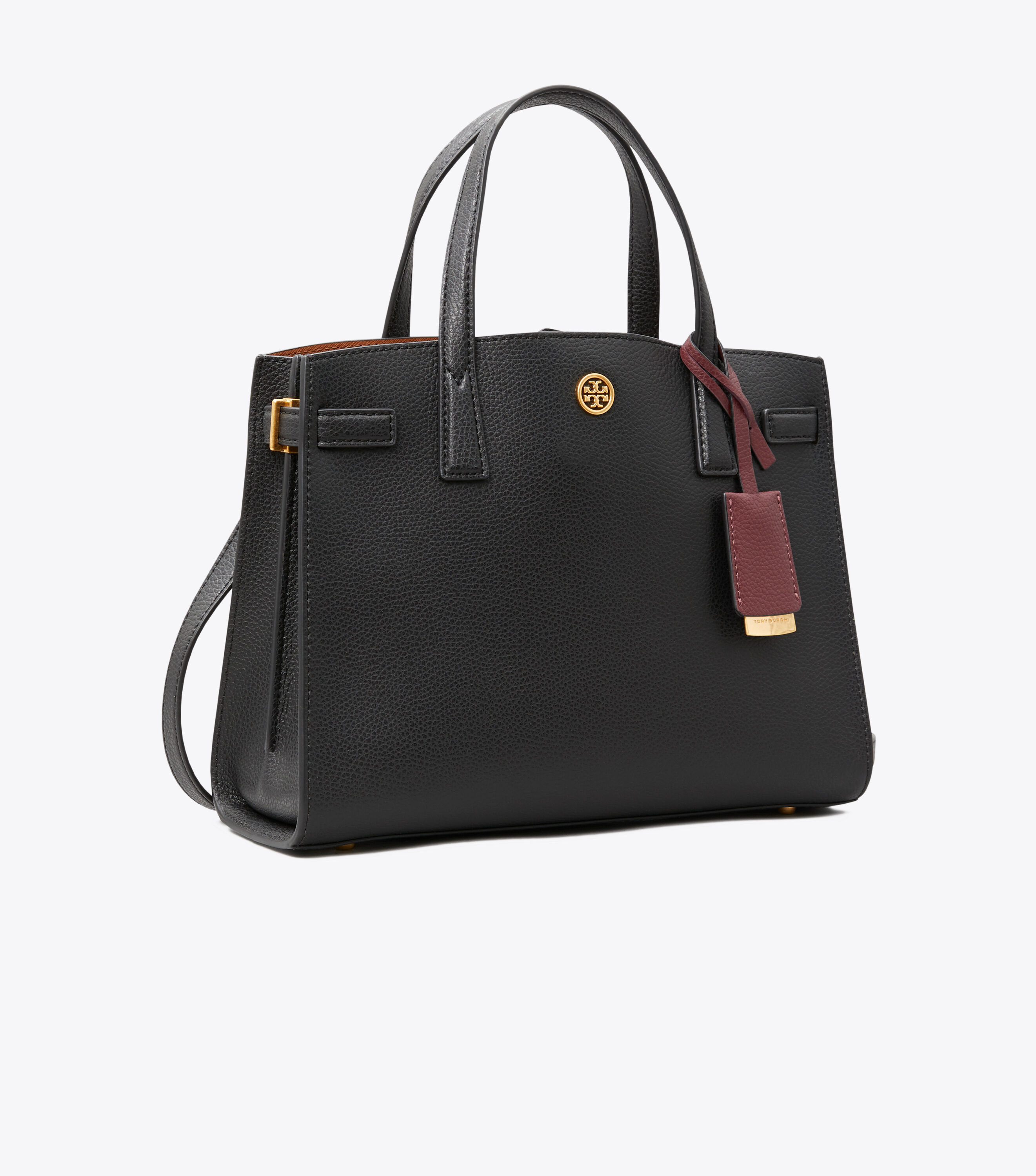 Small Walker Satchel, Black | Tory Burch KW