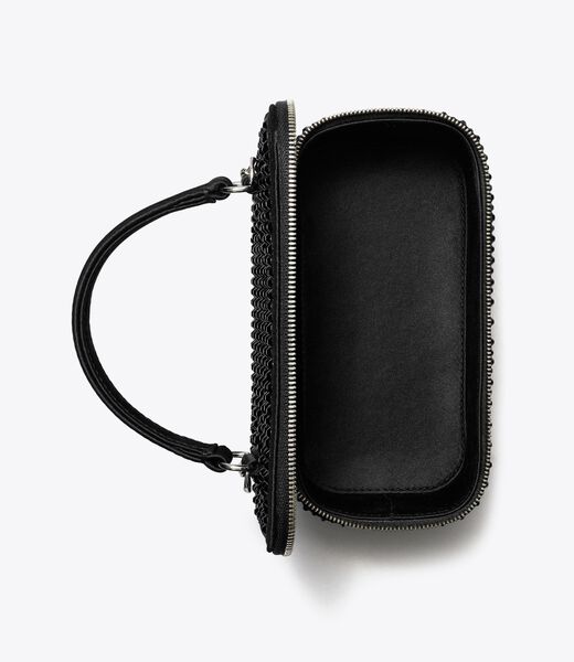 tory burch حقيبة فانيتي كيرا مطرزة