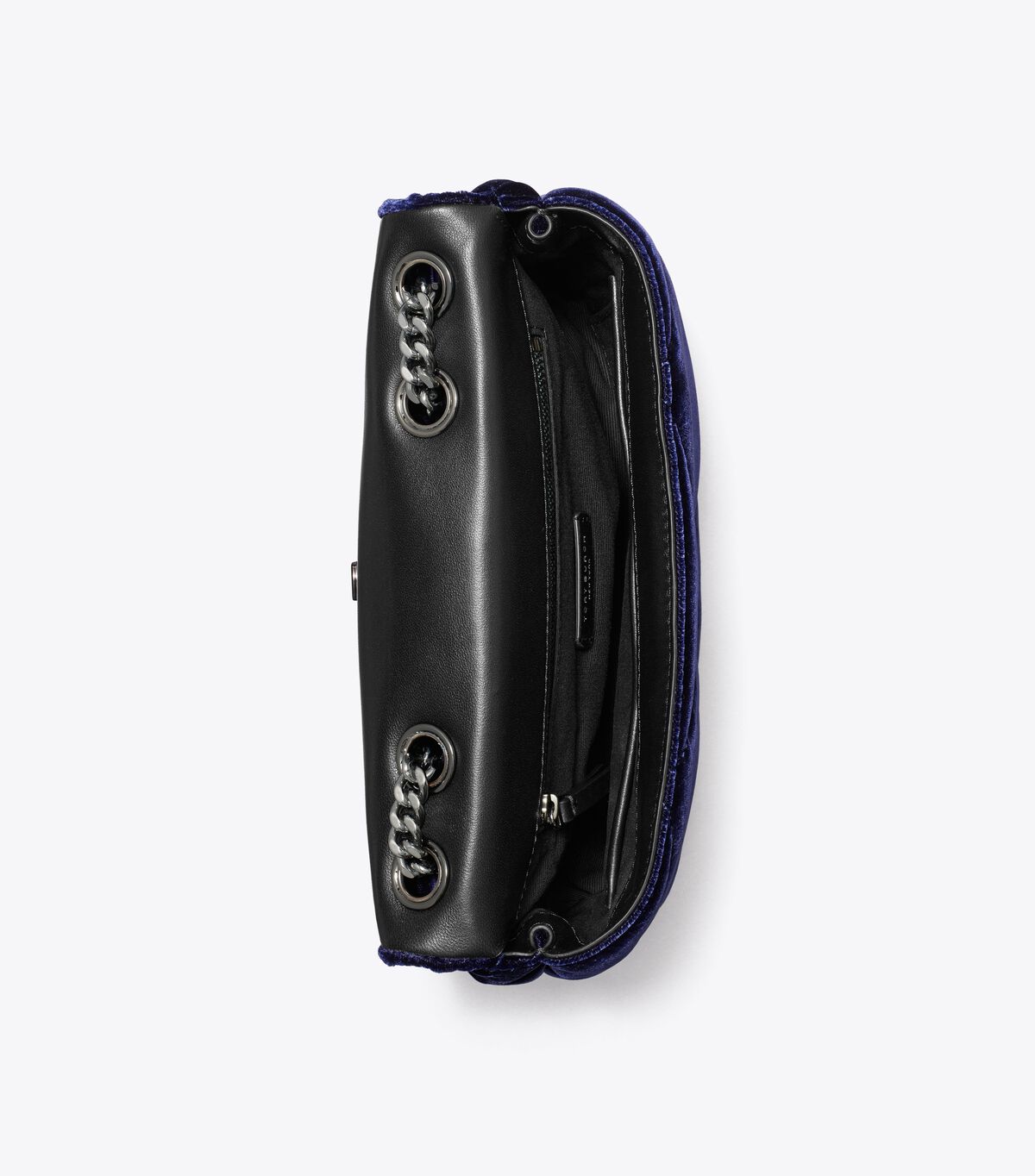 tory burch حقيبة كتف كيرا دايموند كوالت فيلفيت بافيه صغيرة