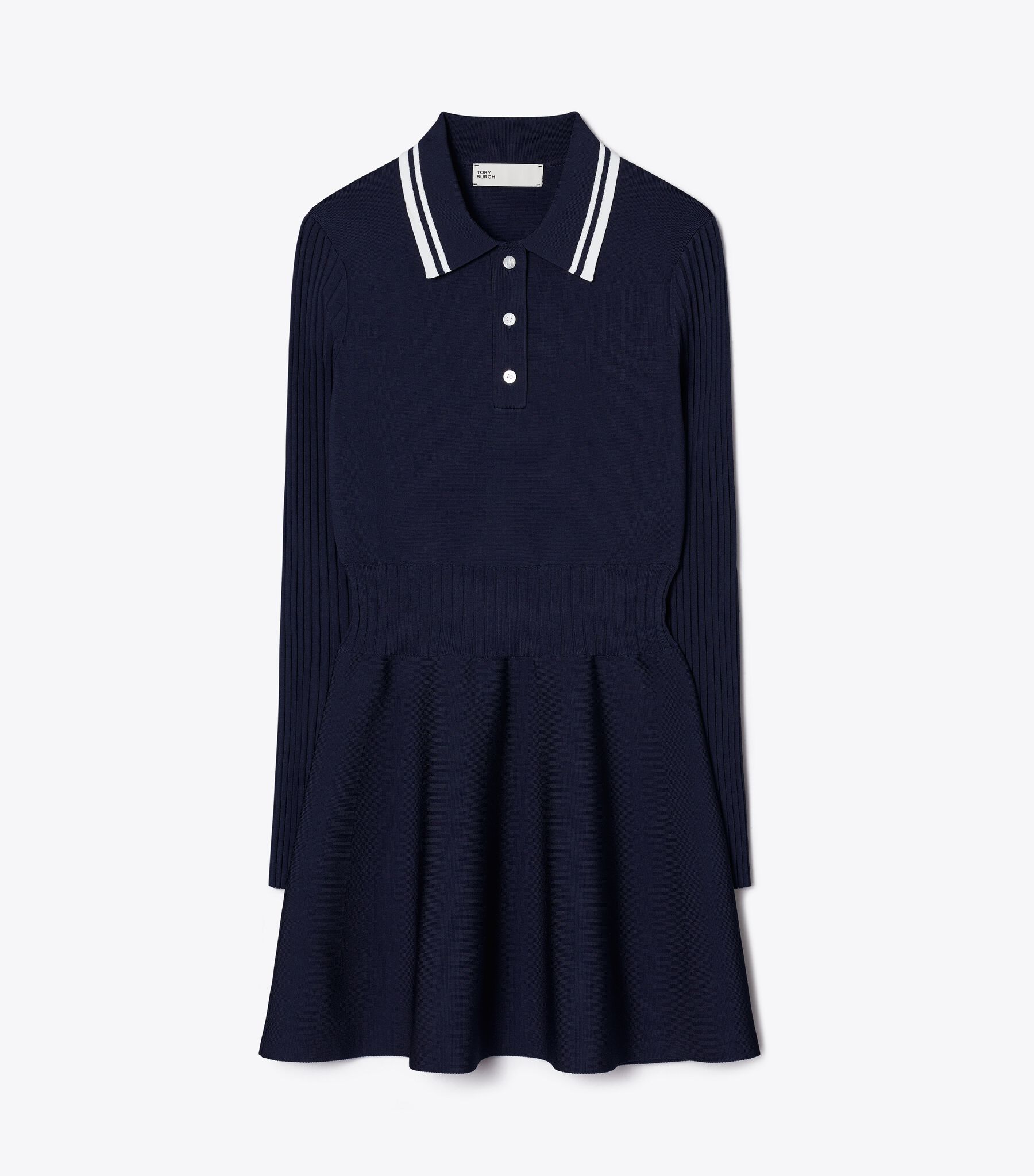 tory burch tech knit polo dress Dress, Navy Mini dress